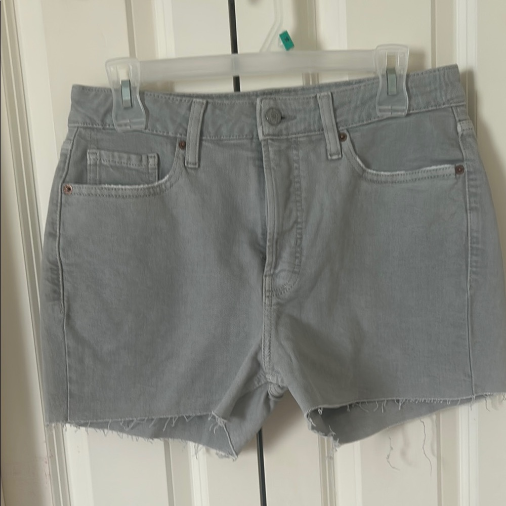 Gray Denim Women's Shorts
